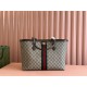 GUCCI Ophidia Medium Tote Bag - Beige and Ebony GG Supreme