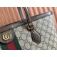 GUCCI Ophidia Medium Tote Bag - Beige and Ebony GG Supreme