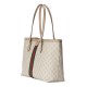 GUCCI Ophidia Medium Tote Bag - Beige and White GG Supreme