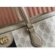 GUCCI Ophidia Medium Tote Bag - Beige and White GG Supreme