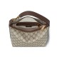 GUCCI Ophidia Super Mini Shoulder Bag - Beige and Ebony GG Supreme