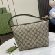 GUCCI Ophidia Super Mini Shoulder Bag - Beige and Ebony GG Supreme