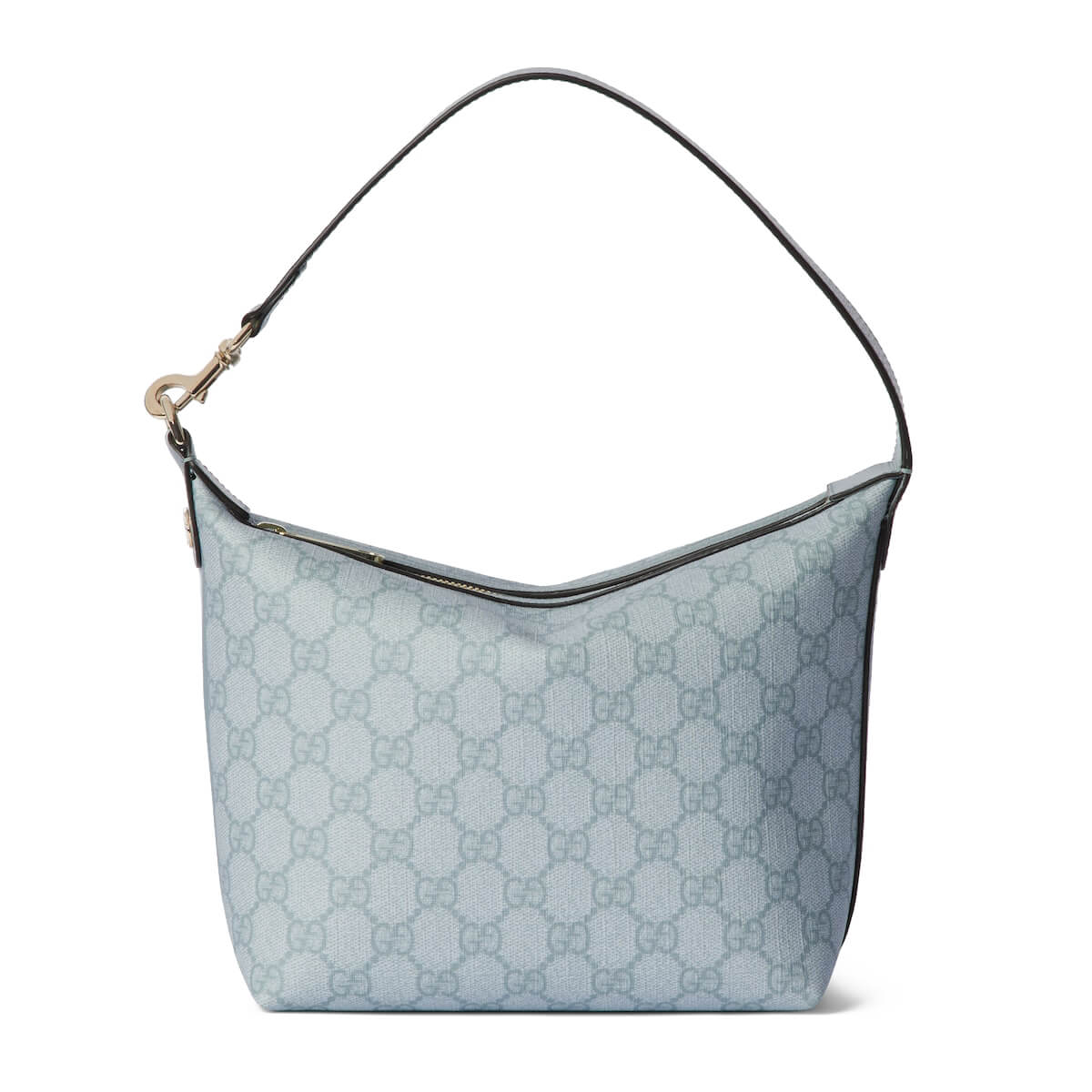 GUCCI Ophidia Super Mini Shoulder Bag - Dusty Blue GG Supreme