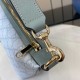 GUCCI Ophidia Super Mini Shoulder Bag - Dusty Blue GG Supreme