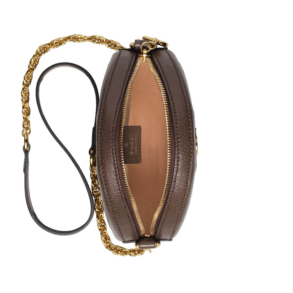 GUCCI Ophidia GG Supreme Mini Round Shoulder Bag