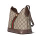 GUCCI Ophidia Small Shoulder Bag - Beige and Ebony GG Supreme