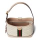 GUCCI Ophidia Small Shoulder Bag - Beige and White GG Supreme