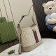 GUCCI Ophidia Small Shoulder Bag - Beige and White GG Supreme