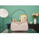 GUCCI Ophidia Small Shoulder Handbag - Beige and White GG Supreme