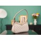 GUCCI Ophidia Small Shoulder Handbag - Beige and White GG Supreme