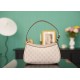 GUCCI Ophidia Small Shoulder Handbag - Beige and White GG Supreme