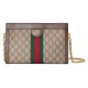 GUCCI Ophidia Small Chain Strap Shoulder Bag - Beige and Ebony GG Supreme