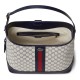 GUCCI Ophidia Medium Shoulder Bag - Beige and Blue GG Supreme