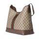 GUCCI Ophidia Medium Shoulder Bag - Beige and Ebony GG Supreme