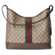 GUCCI Ophidia Medium Shoulder Bag - Beige and Ebony GG Supreme