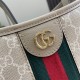 GUCCI Ophidia Medium Shoulder Bag - Beige and White GG Supreme