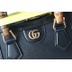 GUCCI Diana Mini Tote Bag - Black Leather