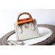 GUCCI Diana Mini Tote Bag - White Leather