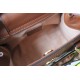 GUCCI Diana Mini Tote Bag - Brown Leather