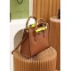 GUCCI Diana Small Tote Bag - Brown Leather