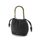 LOEWE Mini Flamenco Purse Bag In Mellow Nappa Lambskin - Black