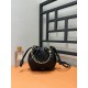 LOEWE Mini Flamenco Purse Bag In Mellow Nappa Lambskin - Black