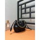 LOEWE Mini Flamenco Purse Bag In Mellow Nappa Lambskin - Black