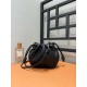 LOEWE Mini Flamenco Purse Bag In Mellow Nappa Lambskin - Black