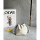 LOEWE Mini Flamenco Purse Bag In Mellow Nappa Lambskin - Sea Salt