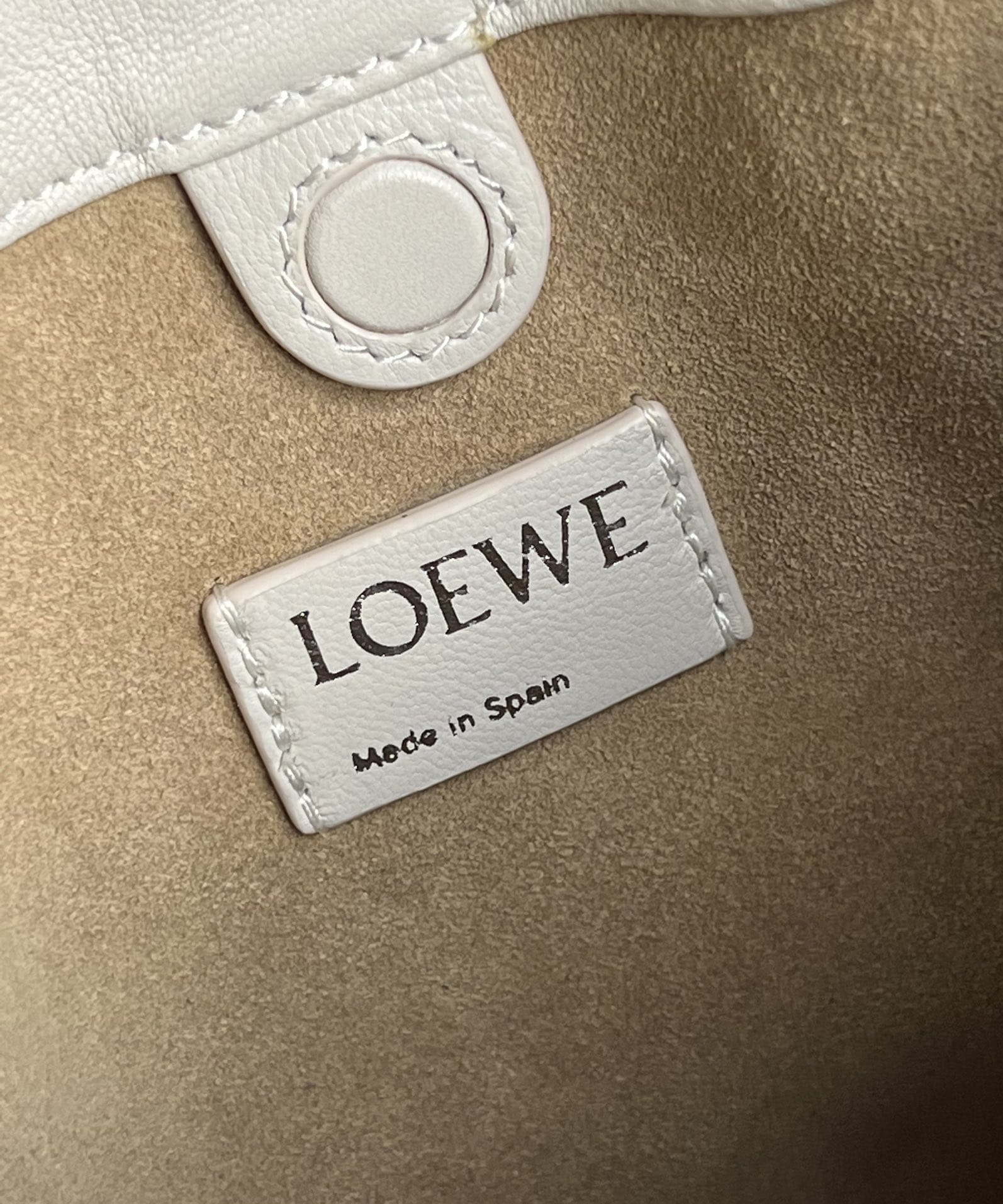 LOEWE Mini Flamenco Purse Bag In Mellow Nappa Lambskin - Sea Salt