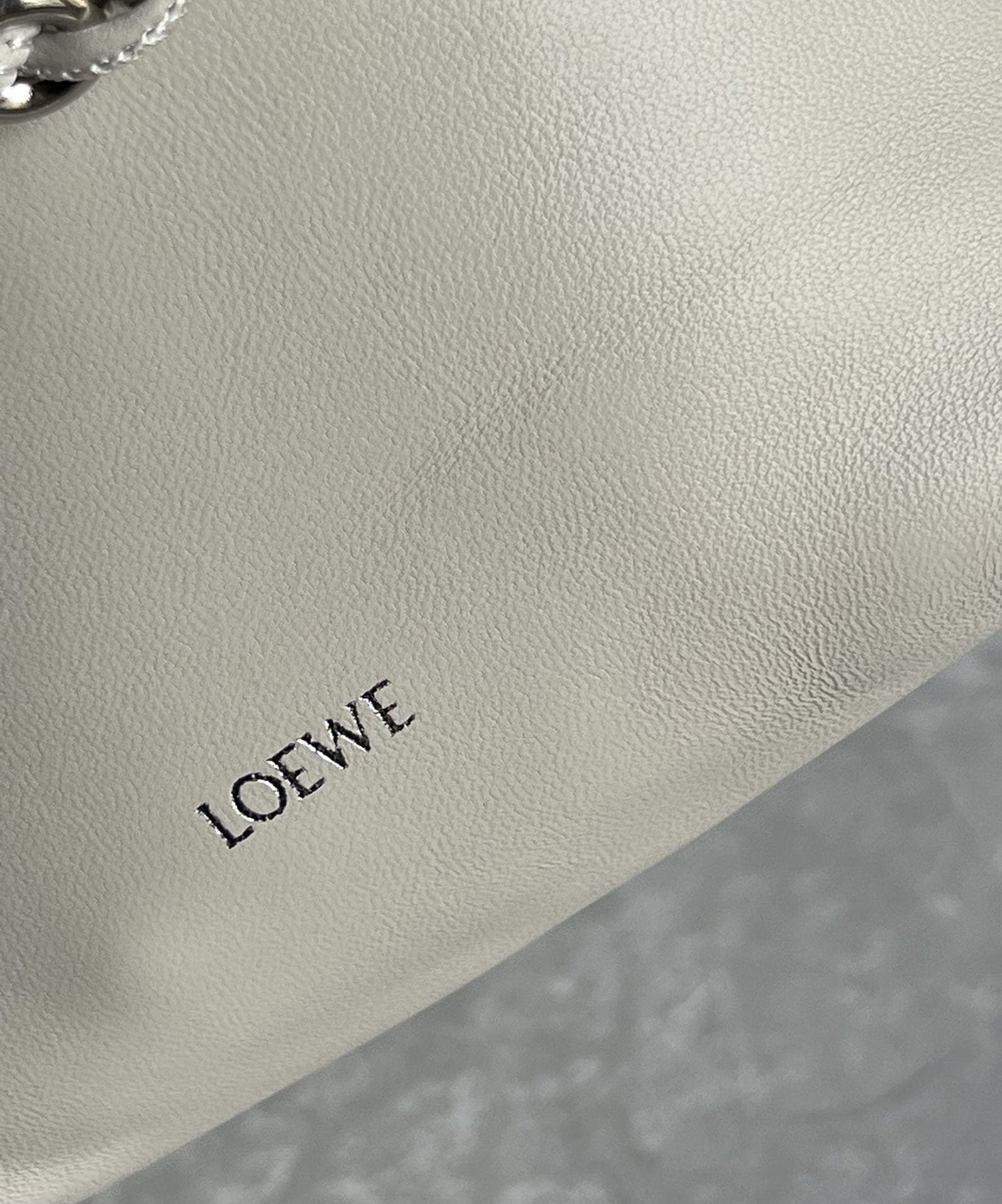 LOEWE Mini Flamenco Purse Bag In Mellow Nappa Lambskin - Sea Salt