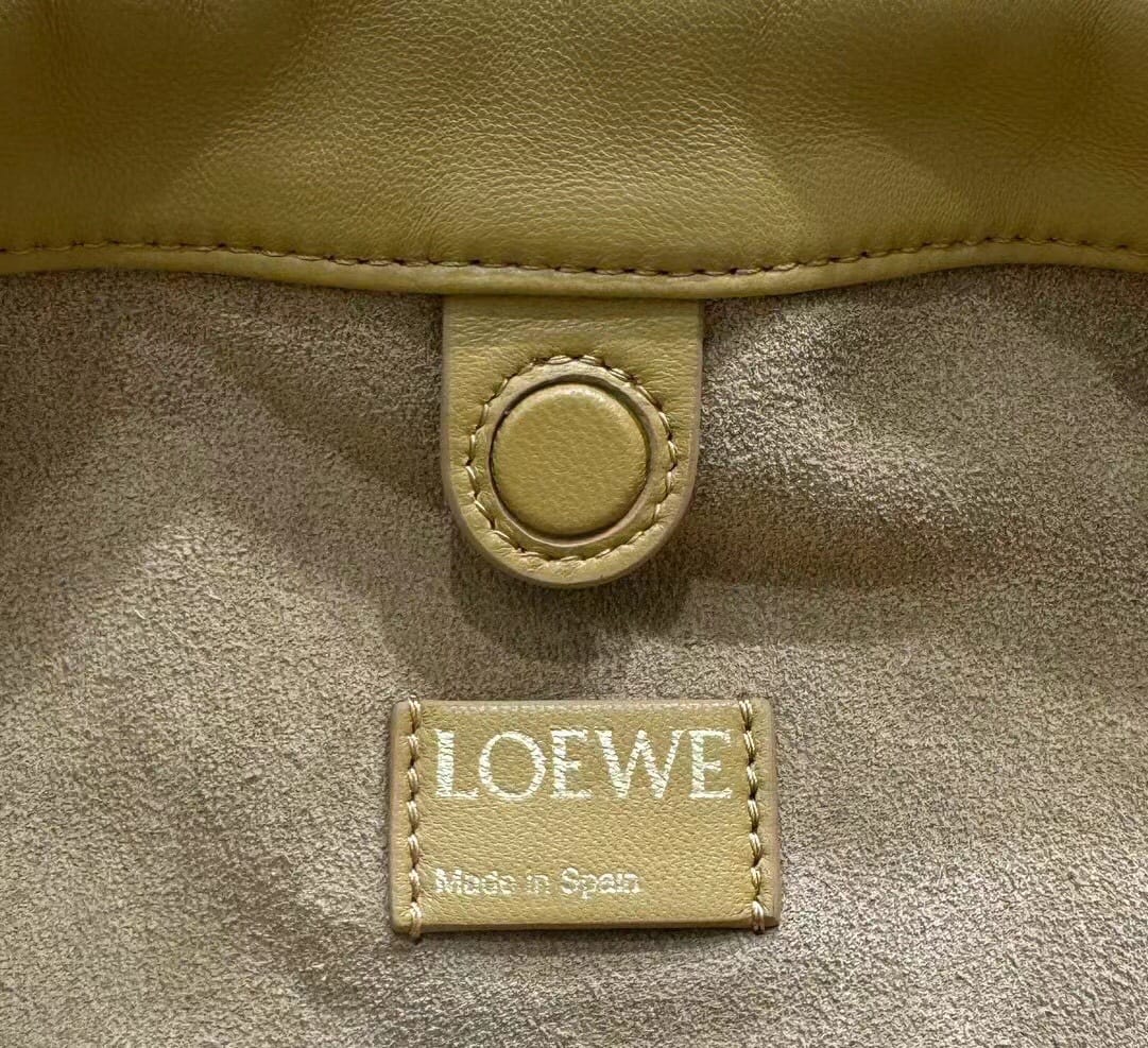 LOEWE Mini Flamenco Purse Bag In Mellow Nappa Lambskin - Sahara