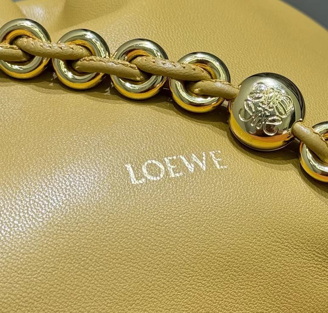 LOEWE Mini Flamenco Purse Bag In Mellow Nappa Lambskin - Sahara