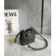 LOEWE Mini Flamenco Purse Bag In Mellow Nappa Lambskin - Dark Khaki Green