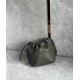 LOEWE Mini Flamenco Purse Bag In Mellow Nappa Lambskin - Dark Khaki Green