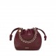 LOEWE Mini Flamenco Purse Bag In Mellow Nappa Lambskin - Dark Burgundy