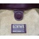 LOEWE Mini Flamenco Purse Bag In Mellow Nappa Lambskin - Dark Burgundy