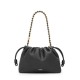 LOEWE Medium Flamenco Purse Bag In Mellow Nappa Lambskin - Black