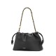 LOEWE Medium Flamenco Purse Bag In Mellow Nappa Lambskin - Black