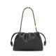 LOEWE Medium Flamenco Purse Bag In Mellow Nappa Lambskin - Black