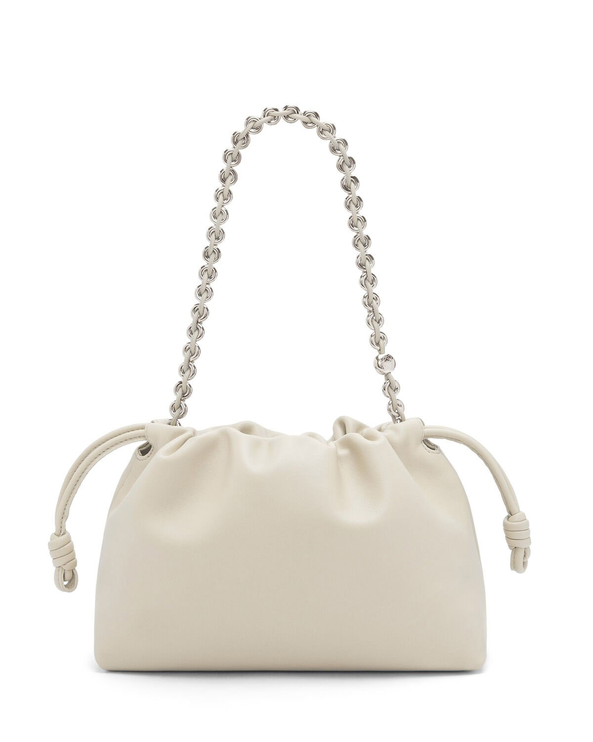 LOEWE Medium Flamenco Purse Bag In Mellow Nappa Lambskin - Sea Salt