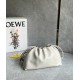 LOEWE Medium Flamenco Purse Bag In Mellow Nappa Lambskin - Sea Salt