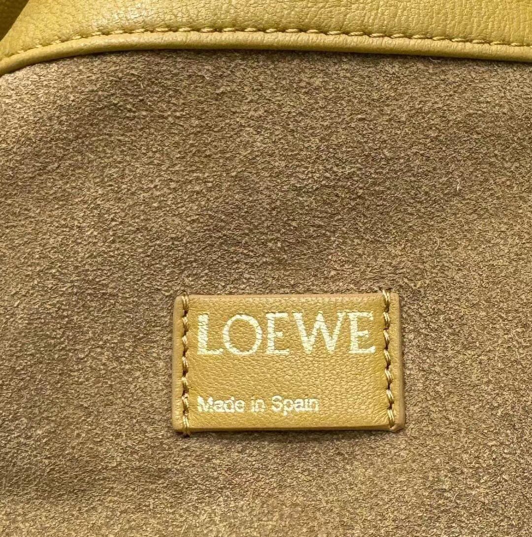 LOEWE Medium Flamenco Purse Bag In Mellow Nappa Lambskin - Sahara