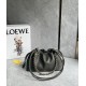 LOEWE Medium Flamenco Purse Bag In Mellow Nappa Lambskin - Dark Khaki Green