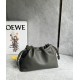 LOEWE Medium Flamenco Purse Bag In Mellow Nappa Lambskin - Dark Khaki Green