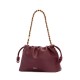 LOEWE Medium Flamenco Purse Bag In Mellow Nappa Lambskin - Dark Burgundy