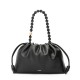 LOEWE Large Flamenco Purse Bag In Mellow Nappa Lambskin - Black