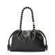 LOEWE Large Flamenco Purse Bag In Mellow Nappa Lambskin - Black