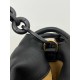 LOEWE Large Flamenco Purse Bag In Mellow Nappa Lambskin - Black