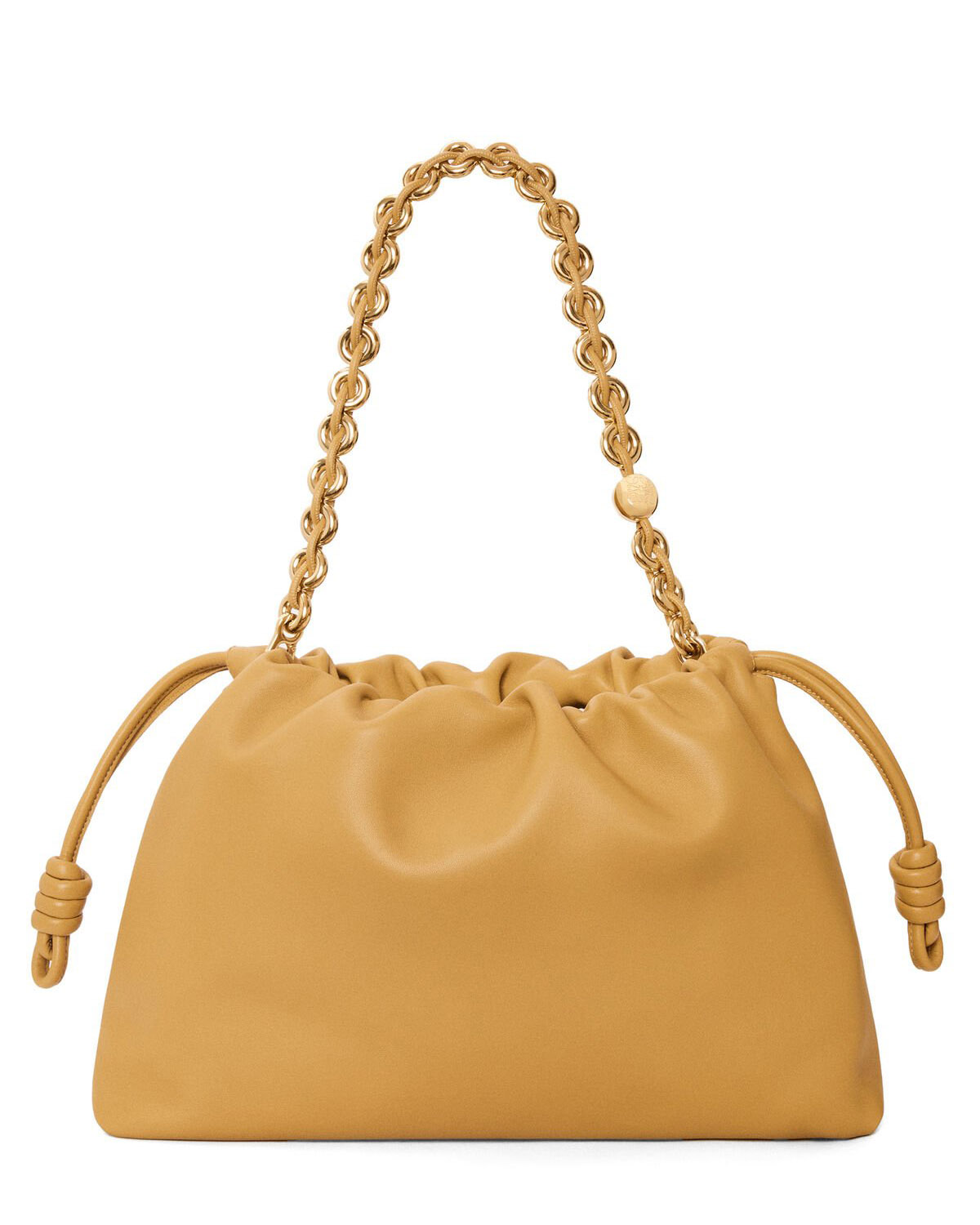 LOEWE Large Flamenco Purse Bag In Mellow Nappa Lambskin - Sahara